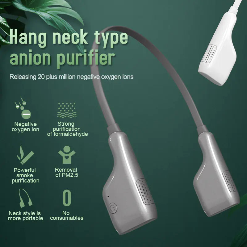 Portable Wearable Neck Air Purifier